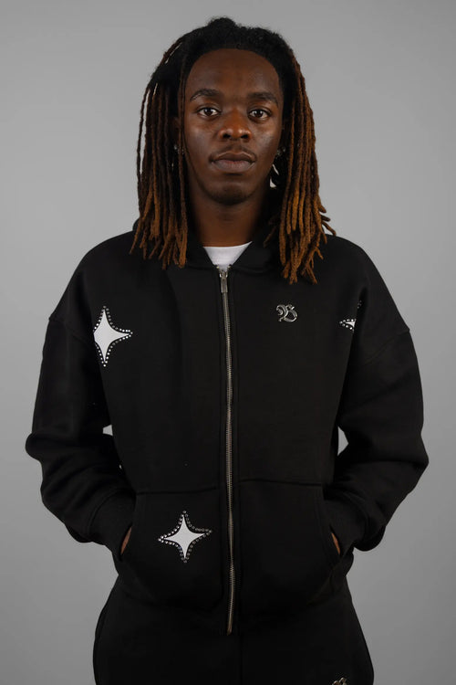 Zip Hoodie Black