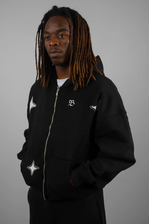 Zip Hoodie Black